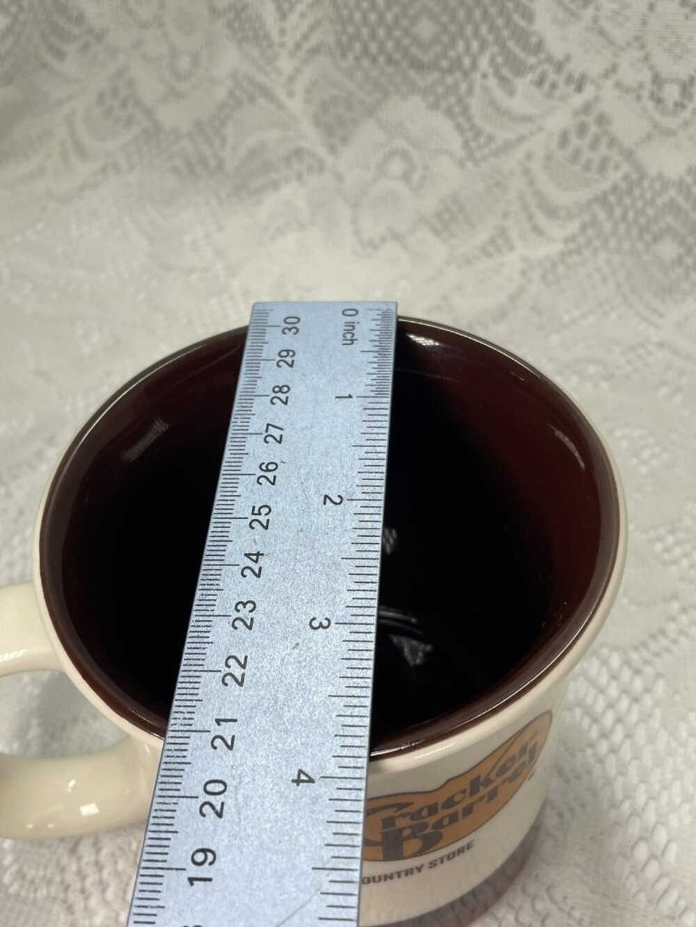 Cracker Barrel Rocking Chair 14oz Ceramic Coffee Mug Old Country Store Logo - Picture 6 of 6